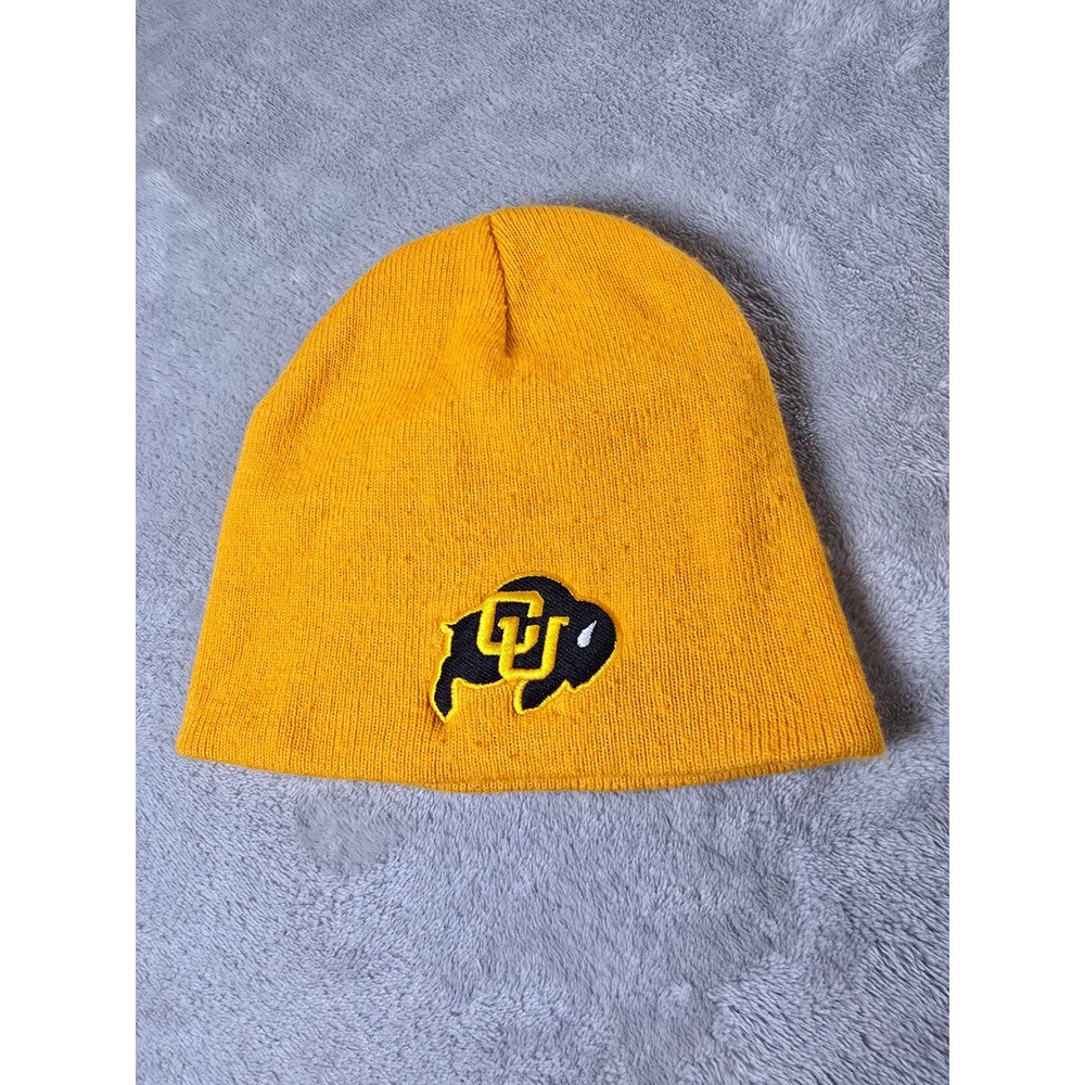 Colorado Buffaloes Beanie Gold Winter Knit‎ Hat Youth Kids Captivating Headgear